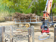 Bau von Buschkisten. Foto SLE